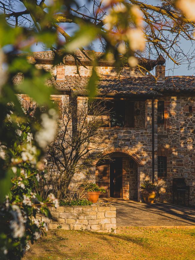 The farmhouse James Hird and Annie Conley found in Umbria. Picture: Nikki To.