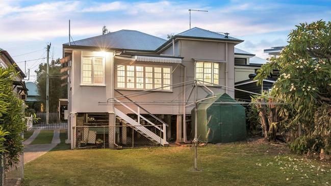 The back of the house at 48 Abingdon Street, Woolloongabba.