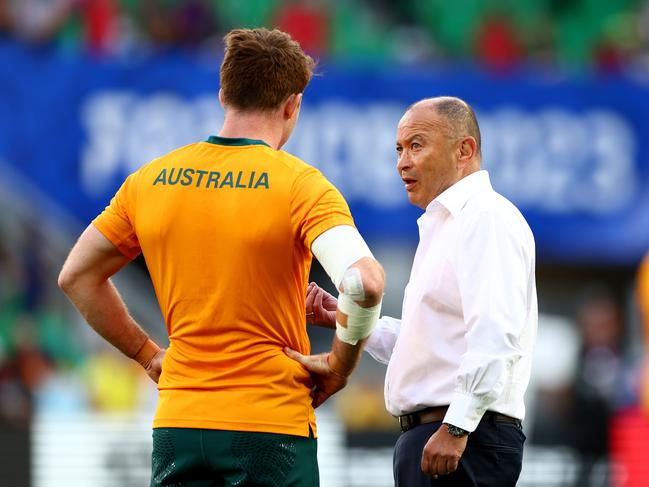 Eddie Jones will retain his job as coach of Australia despite the World Cup failure. Picture: Getty Images