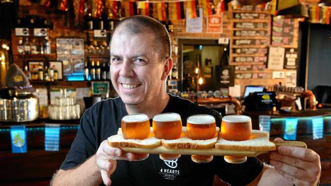 4 Hearts Brewing head brewer Ken Friend. Picture: Rob Williams