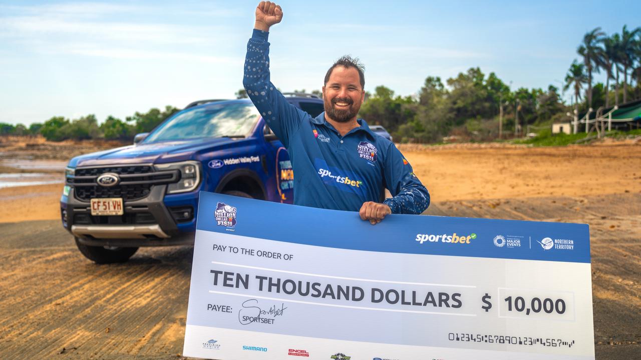 Alastair Lau is the 12th lucky fisho to reel in a $10,000 barra in Season 10 of the Million Dollar Fish.