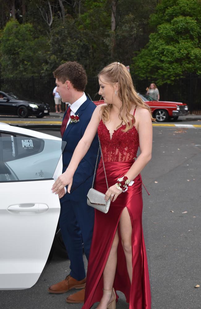 Students at the Meridan State College formal 2024.