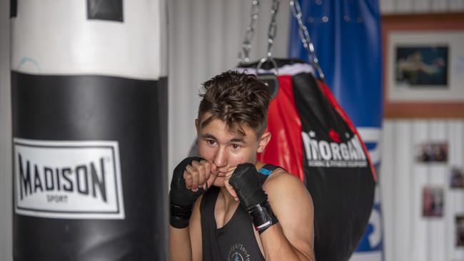 Toowoomba boxer Christian Brady. Photo: Nev Madsen