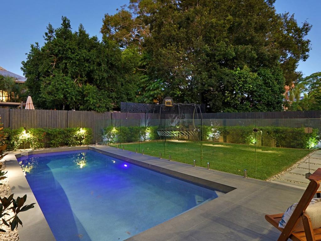 The pool and property that flooded at 32 Mark Street. Picture: realestate.com.au