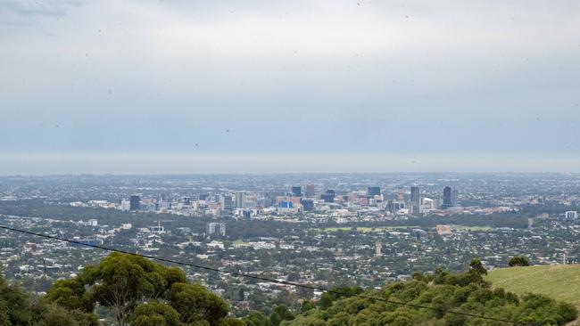 The BoM has forecast possible thunderstorms across Adelaide on Tuesday afternoon and evening. Picture: Morgan Sette