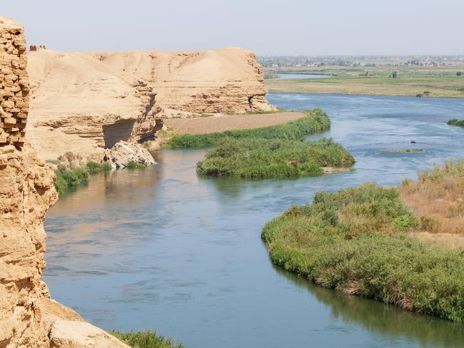 The Euphrates River is regarded as an unofficial dividing line between Russia and US air forces. Pictur: iStock.