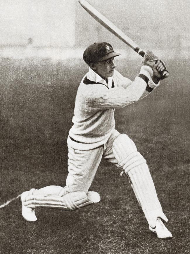 Sir Donald George Bradman is considered the world’s greatest-ever batsman. Picture: Universal History Archive/Universal Images Group via Getty Images, published in 1935