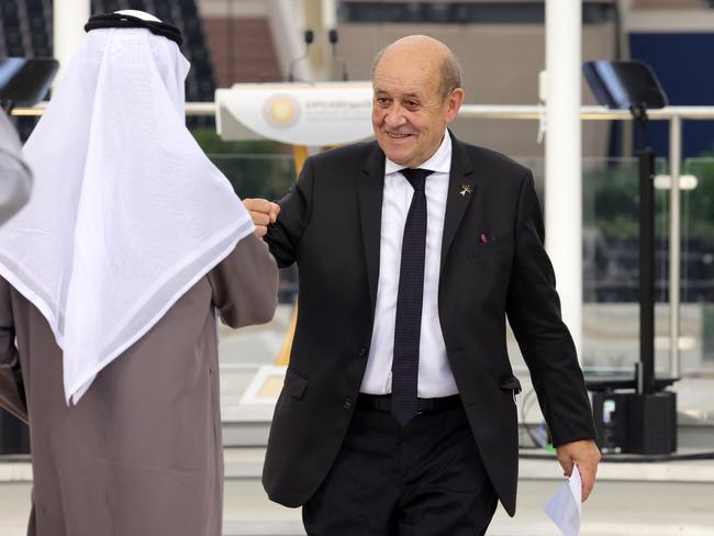 French Minister of Foreign Affairs Jean-Yves le Drian announced that the country’s ambassador would return to Canberra. Picture: AFP