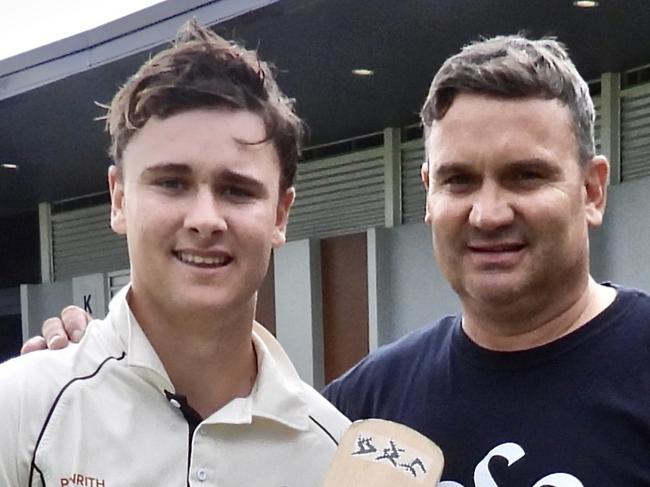 ST Sport. Tyran and Glen  Liddiard at Sydney Premier cricket. Picture: Barry Clarence