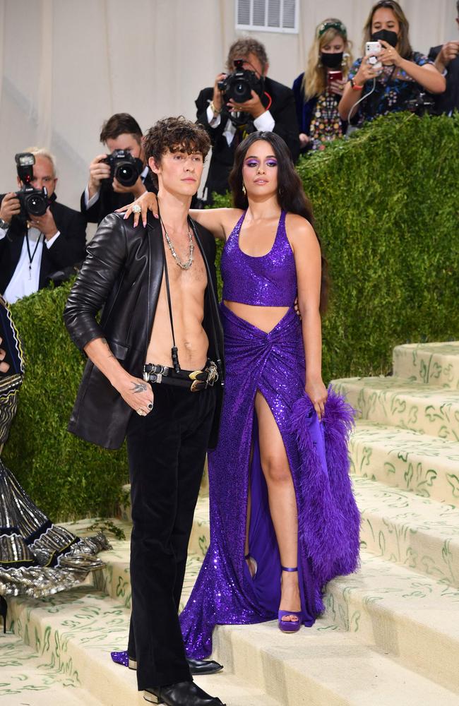 The former couple flashed some skin at the Met Gala earlier this year. Picture: AFP.