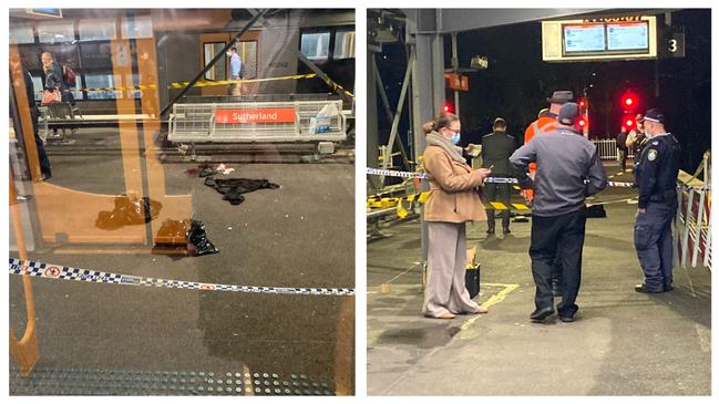 Emergency services attended Sutherland train station around 2pm on Monday June 20 following reports an injured man had been located. Pictures: Supplied