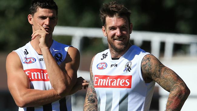 Dane Swan wasn’t a fan of pre-season training. Picture: Wayne Ludbey