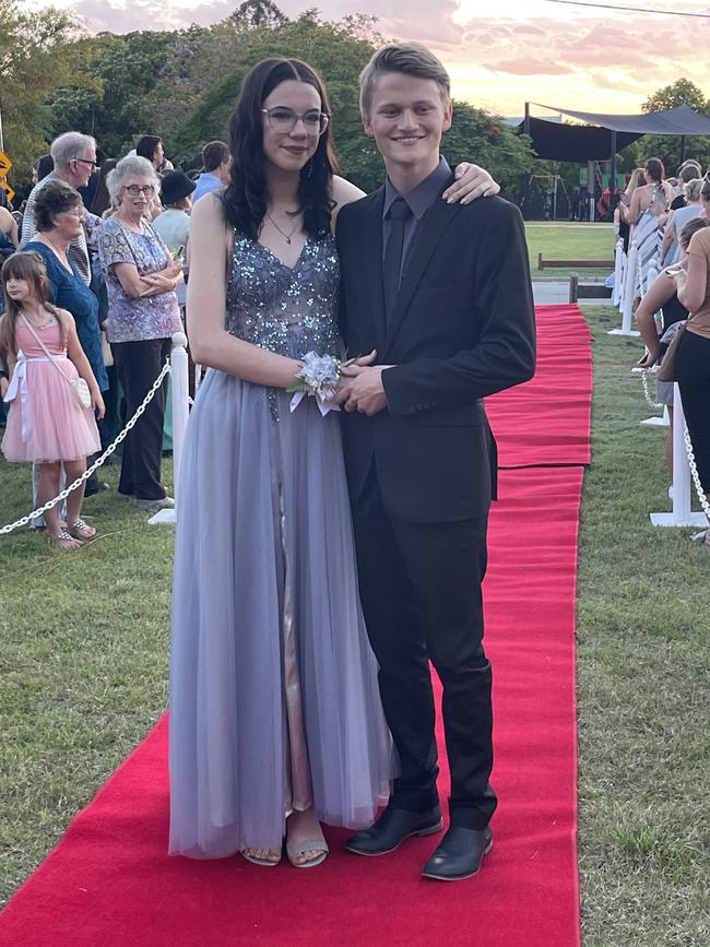 Aldridge State High School students celebrate their formal.