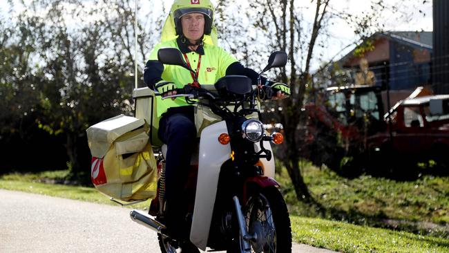 Australia Post’s letter deliveries have slowed. Picture: Stewart McLean