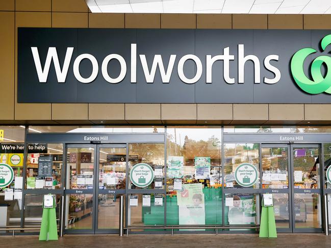 Woolworths at Eatons Hill has been listed as a COVID-19 exposure site. Pics Tara Croser.