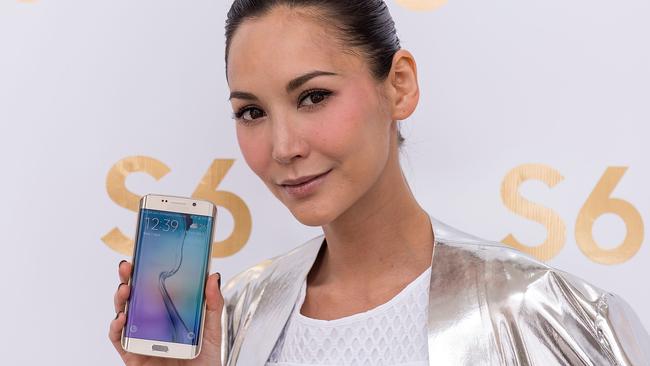 HONG KONG - APRIL 01: Celebrity model Amanda S. at the Samsung new products press conference at Hullett House in Tsim Sha Tsui District on April 1, 2015 in Hong Kong. Samsung held a press conference to introduce their new products Galaxy S6 and Galaxy S6 edge in Hong Kong, which they descirbe as the most advanced mobiles on the market. They will be available on April 10. (Photo by Anthony Kwan/Anthony Kwan/Getty Images for Samsung)