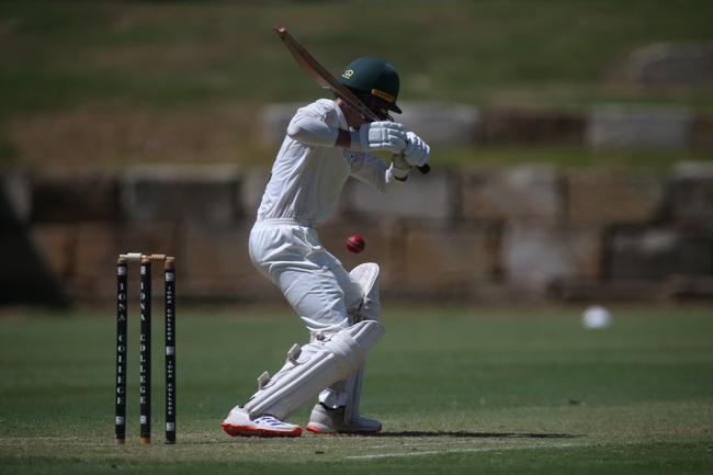 AIC First XI cricket action between Iona College and Marist Ashgrove. Photos by Stephen Archer