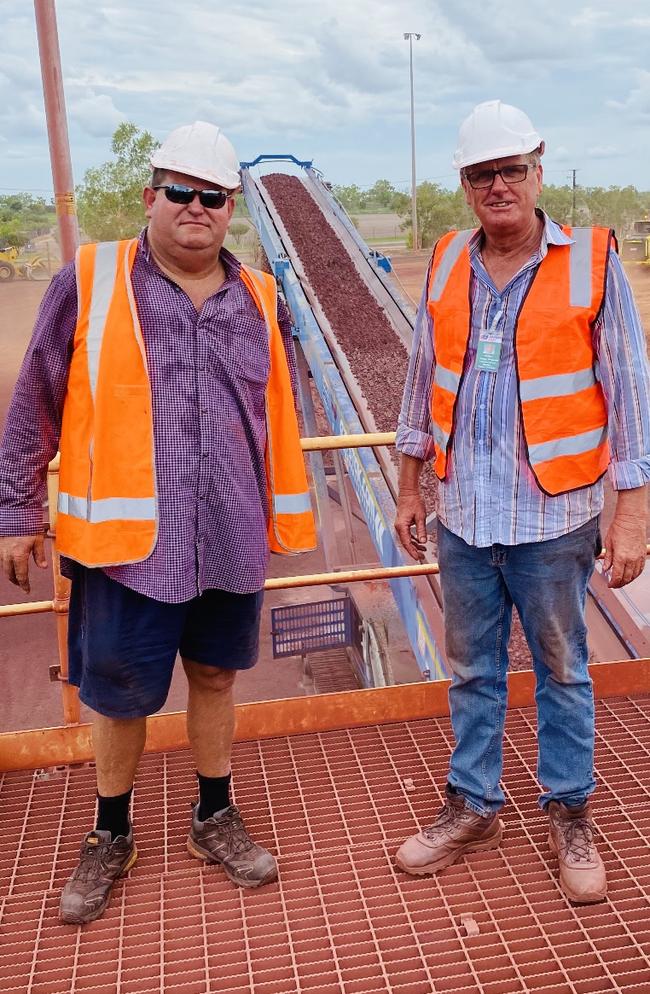 NT Bullion Joint partners Roy Jansan and managing director, Rod Illingworth Picture: Supplied