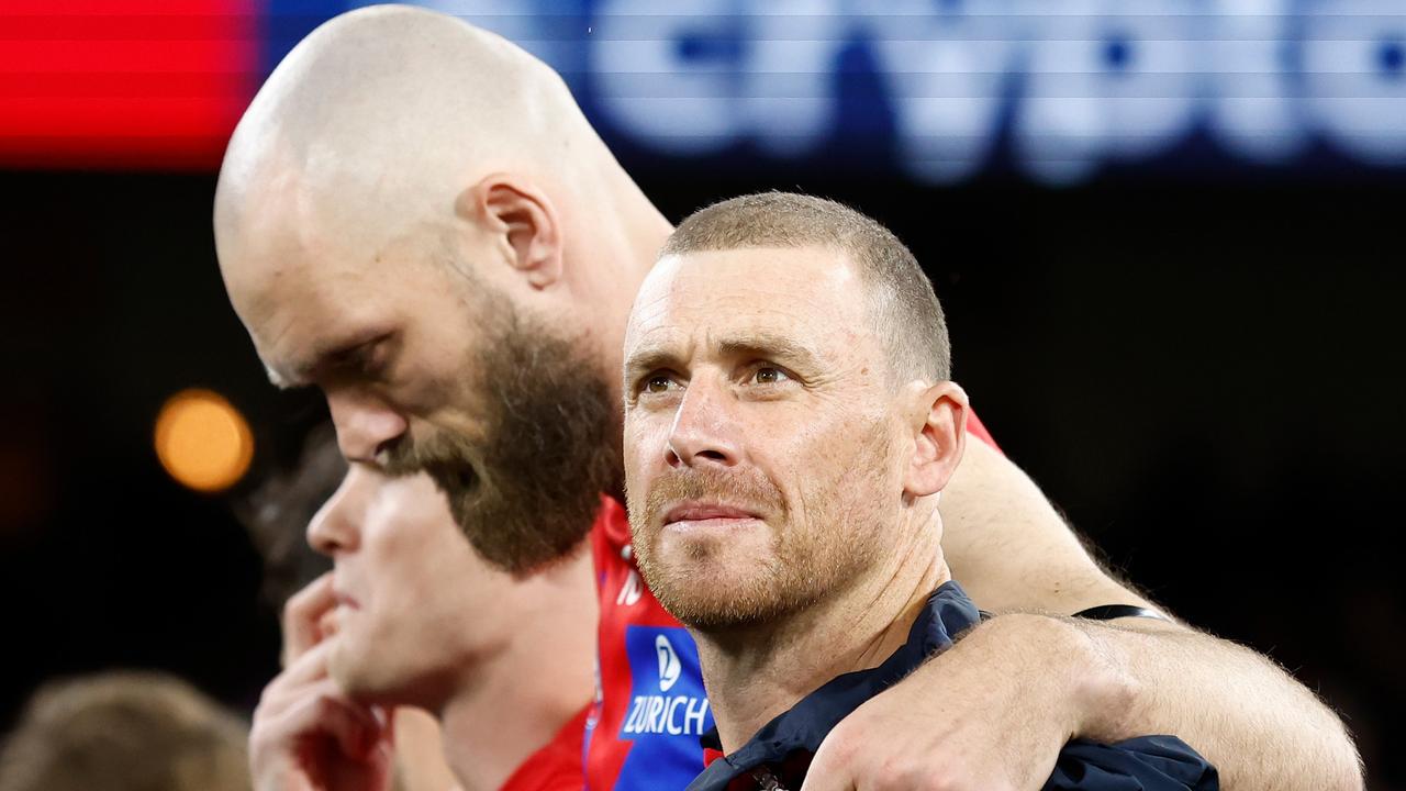 ‘Shows he cares’: Gawn defends Goodwin’s post-match ‘balls-up’