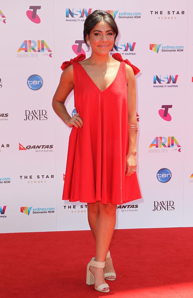 Ash London at the 2015 Aria Awards held at The Star in Pyrmont. Picture: Christian Gilles