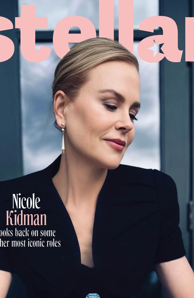 Nicole Kidman fronts the cover of this Sunday’s Stellar, which features Roberts’ personal interview. Picture: Adir Abergel/Stellar