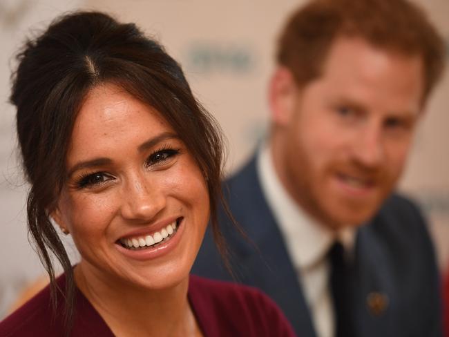 Prince Harry, Duke of Sussex (R) and Meghan, Duchess of Sussex. Picture: AFP