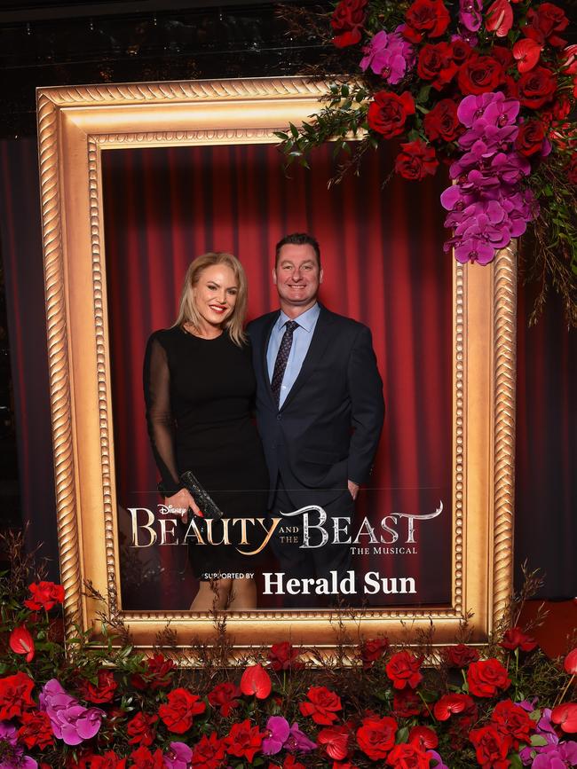 Opening night: Beauty and The Beast at Her Majestys Theatre, Melbourne. Picture: Josie Hayden