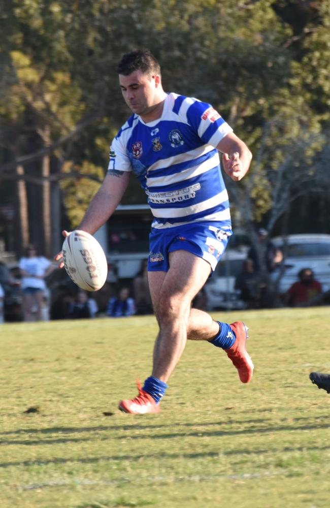 Jordan Meads in action for Beerwah Bulldogs during the Brisbane Division 1 grand final last year.