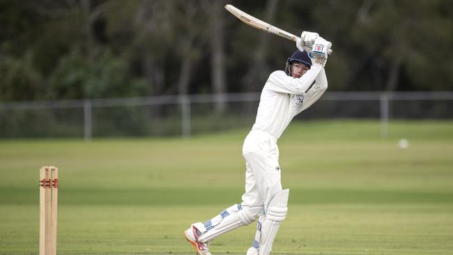 Mitch Yarrow bowled well for Iona College today. (AAP Image/Richard Walker)