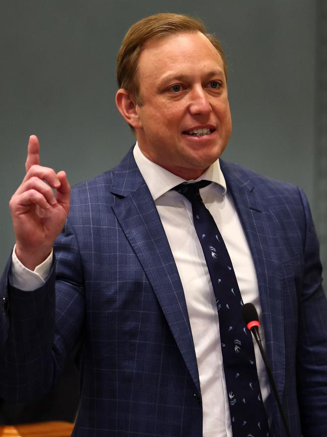 Queensland Premier Steven Miles at parliament this week. Picture: Tertius Pickard