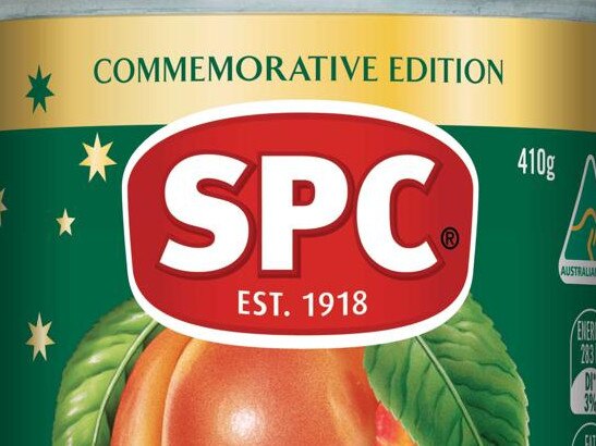 13/06/2013 NEWS: New SPC Australian labelling on peaches Picture: Supplied