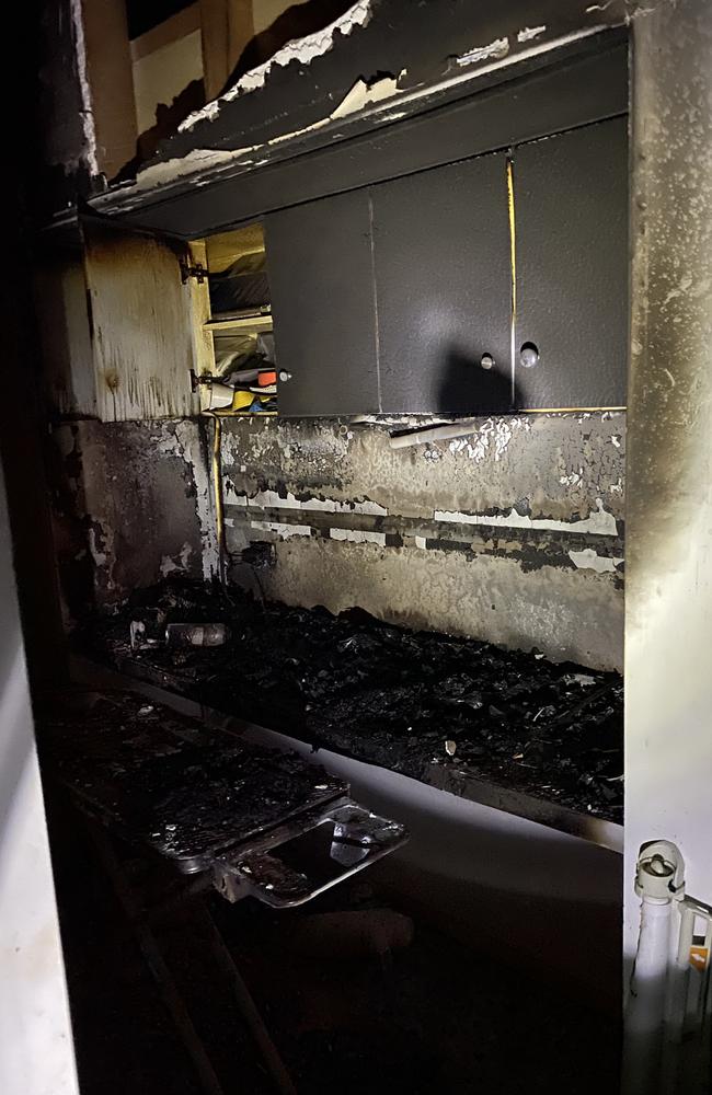 The blaze is believed to have started in the kitchen. Photo: contributed.