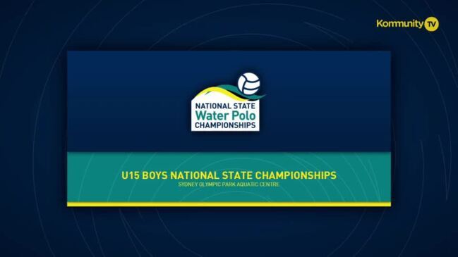 Replay: Water Polo National State Championships Day 4 - ACT v Victoria, Classification playoff (15 and under boys)