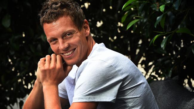All smiles ... Tomas Berdych. Picture: Jake Nowakowski