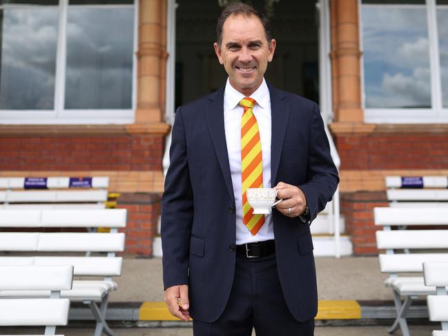 Justin Langer, pictured wearing his MCC tie, is a part of the MCC world cricket committee. Picture: Ryan Pierse/Getty Images