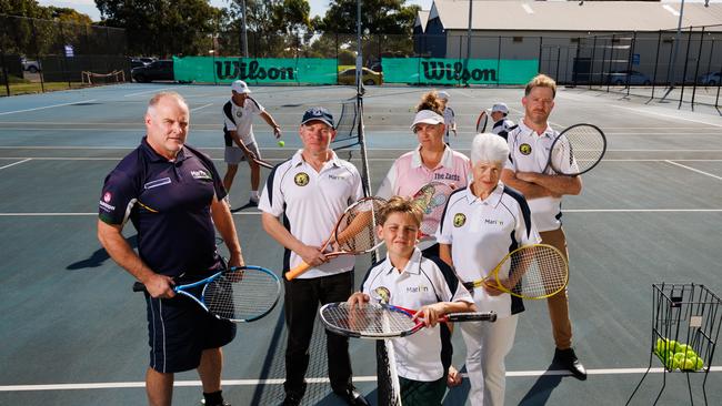 Marion Tennis Club is set to be demolished to make way for a larger Marion Basketball Stadium. Picture: Matt Turner