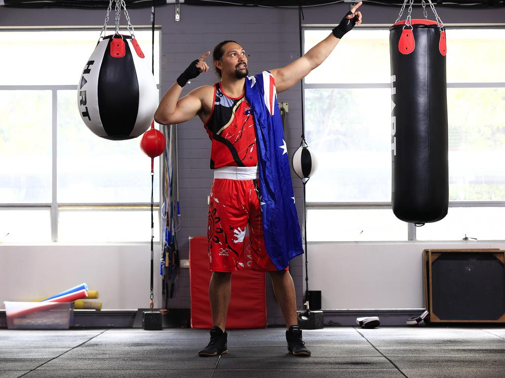 Australian Boxer Teremoana Teremoana ready for the Paris Olympics. Pics Adam Head