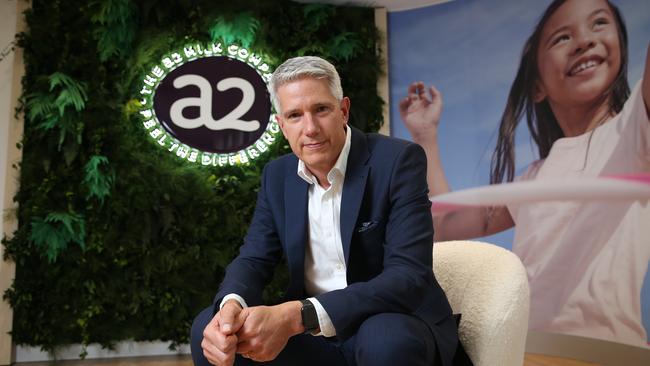 A2 Milk CEO David Bortolussi. Picture: Britta Campion