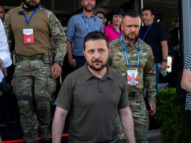 Volodymyr Zelenskyy fired those responsible for conscripting Ukrainians, accusing them of corruption and treason. Picture: AFP