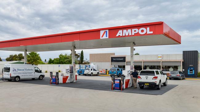 Ampol has already rebranded 250 of its more than 1900 service stations. Picture: NCA NewsWire/Brenton Edwards