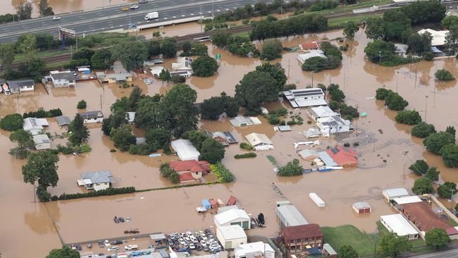 Flooding in Brisbane and Ipswich has resulted in about 200 Place and Ray White rental properties being deemed uninhabitable. Picture: Liam Kidston