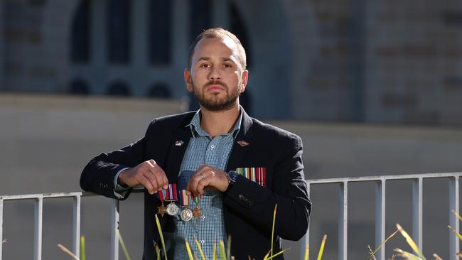 ‘More say’: indigenous navy veteran Adam Bray. Picture: Gary Ramage