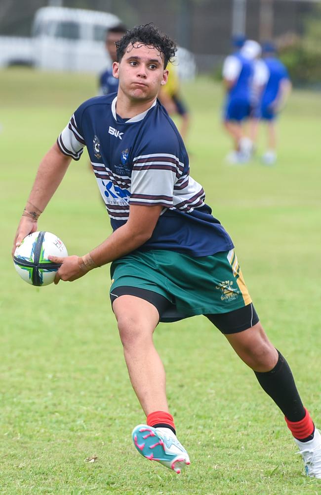 Rugby Union played at Ignatius Park College. Kirwan State High School v The Cathedral School. Vernon Bond.