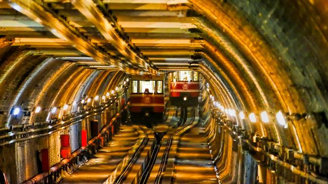 İstanbul’s underground railway line, the Tunel.