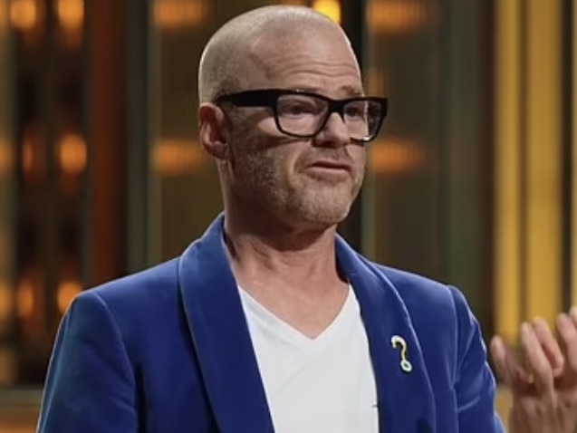 Blumenthal on <i>MasterChef Australia</i>. Picture: Ten