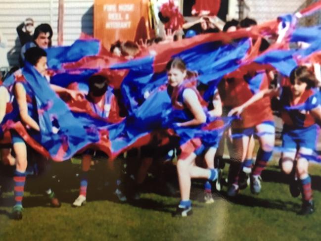 Brianna Davey played under-10s with the boys at Port Melbourne. 