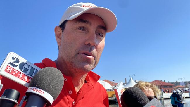 Wild Oats XI skipper Mark Richards after claiming third in the 75th Sydney to Hobart yacht race PHOTO JAMES BRESNEHAN