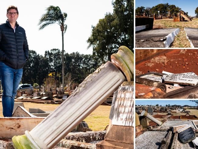 Council offers to help families with cost of $500k grave destruction bill