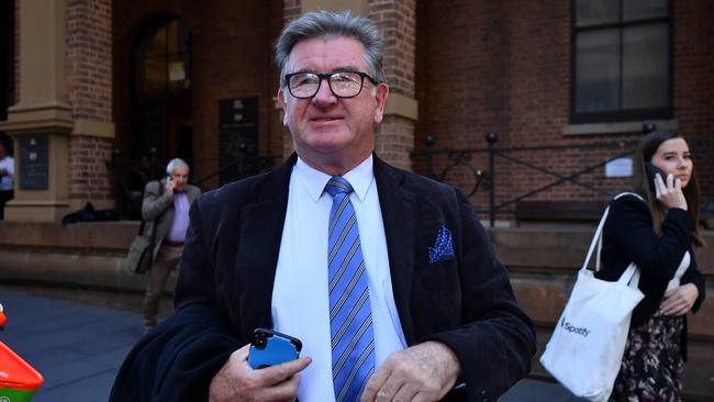 Steve Barrett outside the Supreme Court in Sydney in May. Picture: NCA NewsWire/Joel Carrett