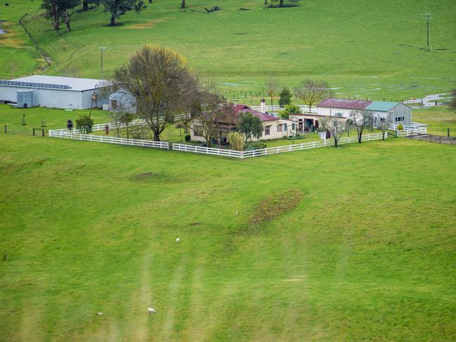 Residents in the Victorian town of Buchan are rebuilding the centre of town. Picture: Jason Edwards